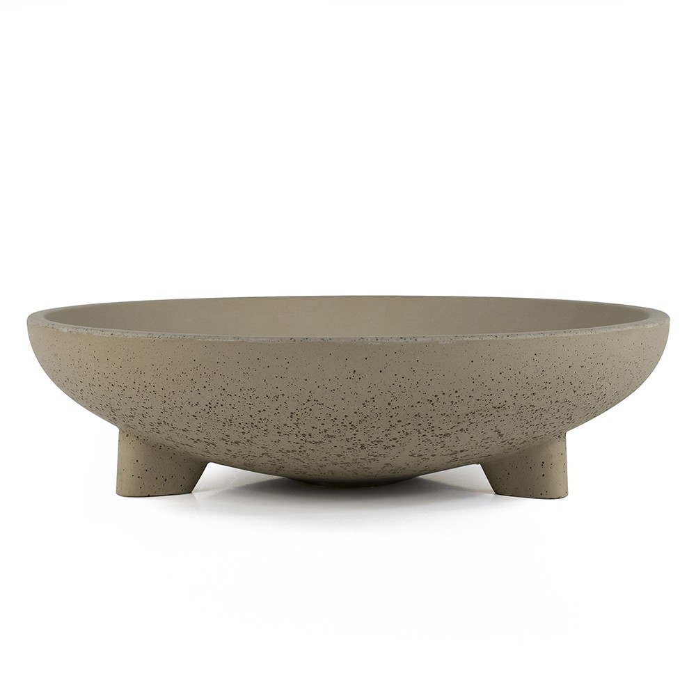 CALDERA BEIGE Urbi et Orbi by Valentino Marengo for Aufsatzwaschbecken aus Beton