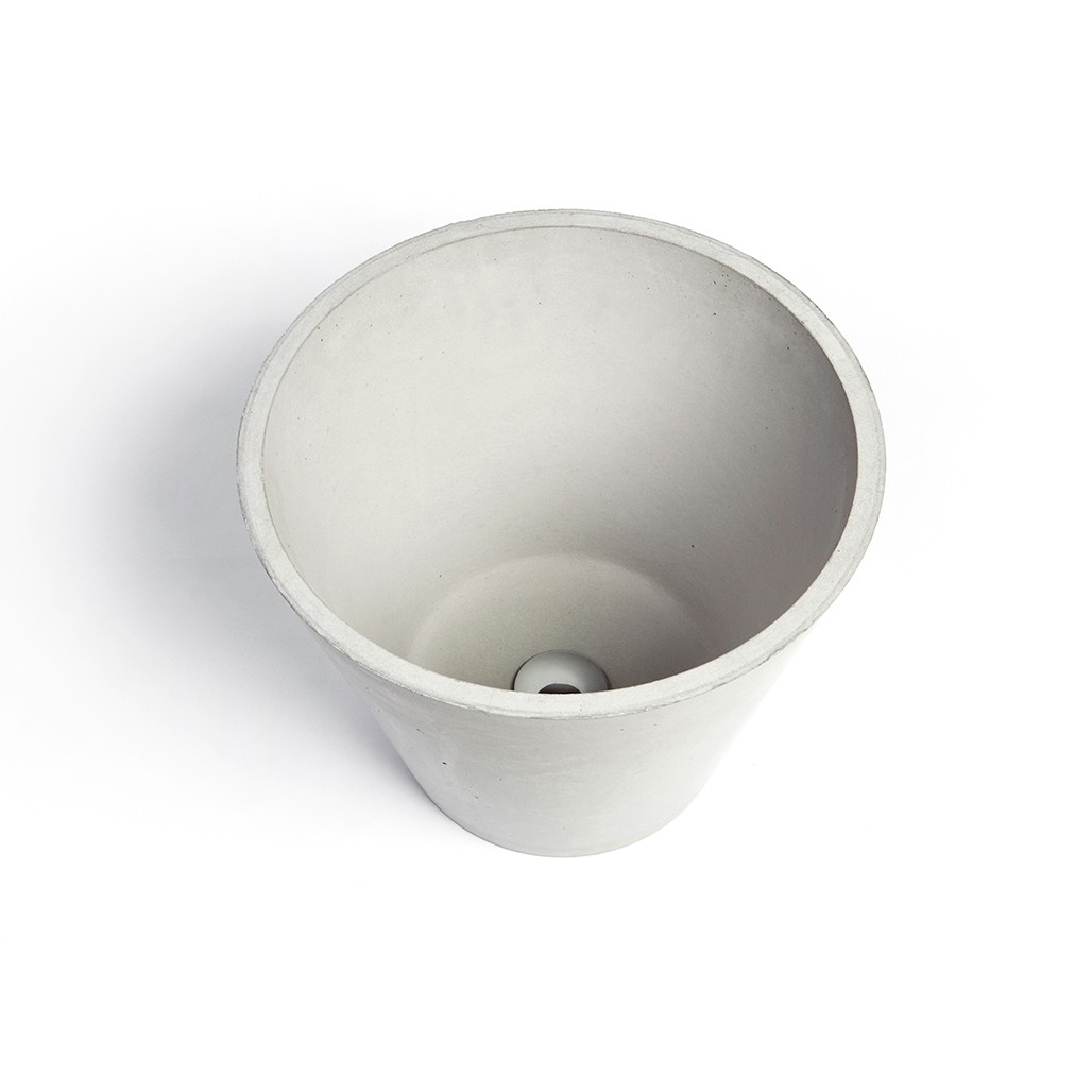 CIRCUM 3831 Light grey Urbi et Orbi Lavabo in  cemento
