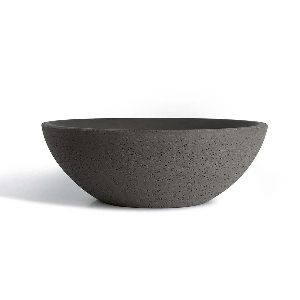 CIRCUM 40 anthracite Urbi et Orbi Aufsatzwaschbecken aus Beton