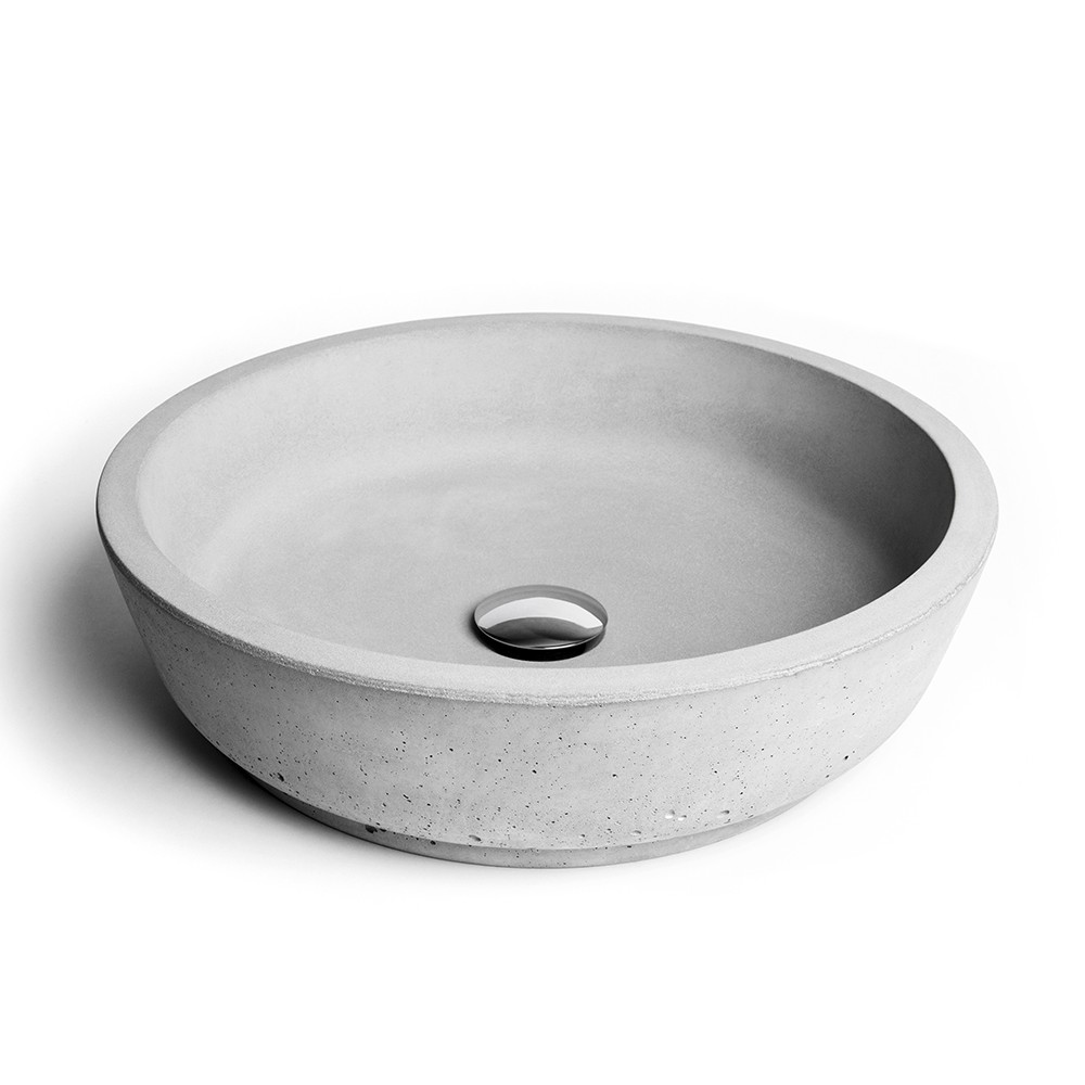 CIRCUM 42 L GREY Urbi et Orbi Waschbecken  aus  Zement
