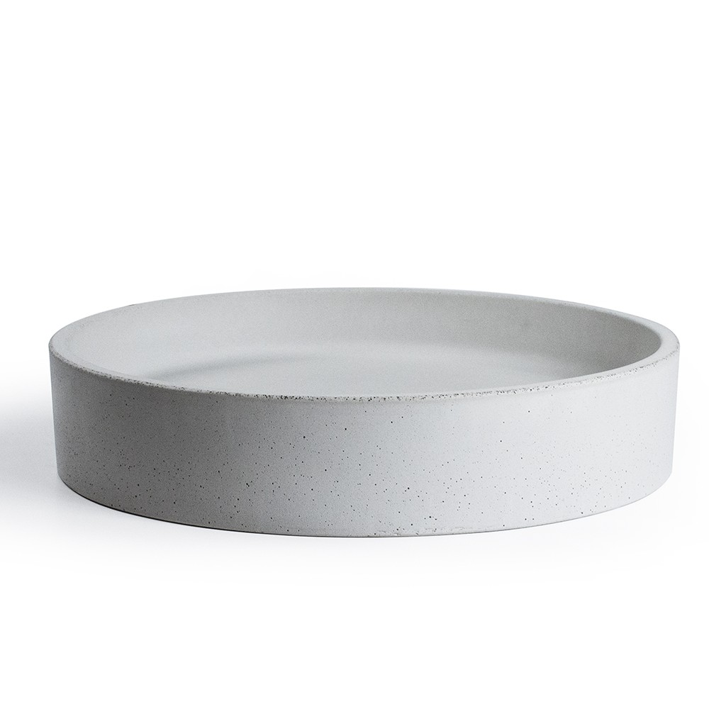 CIRCUM 48 Light grey front Urbi et Orbi concrete WASHBASIN