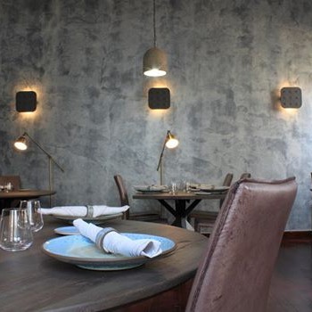 Cement wall light quadrata N 
