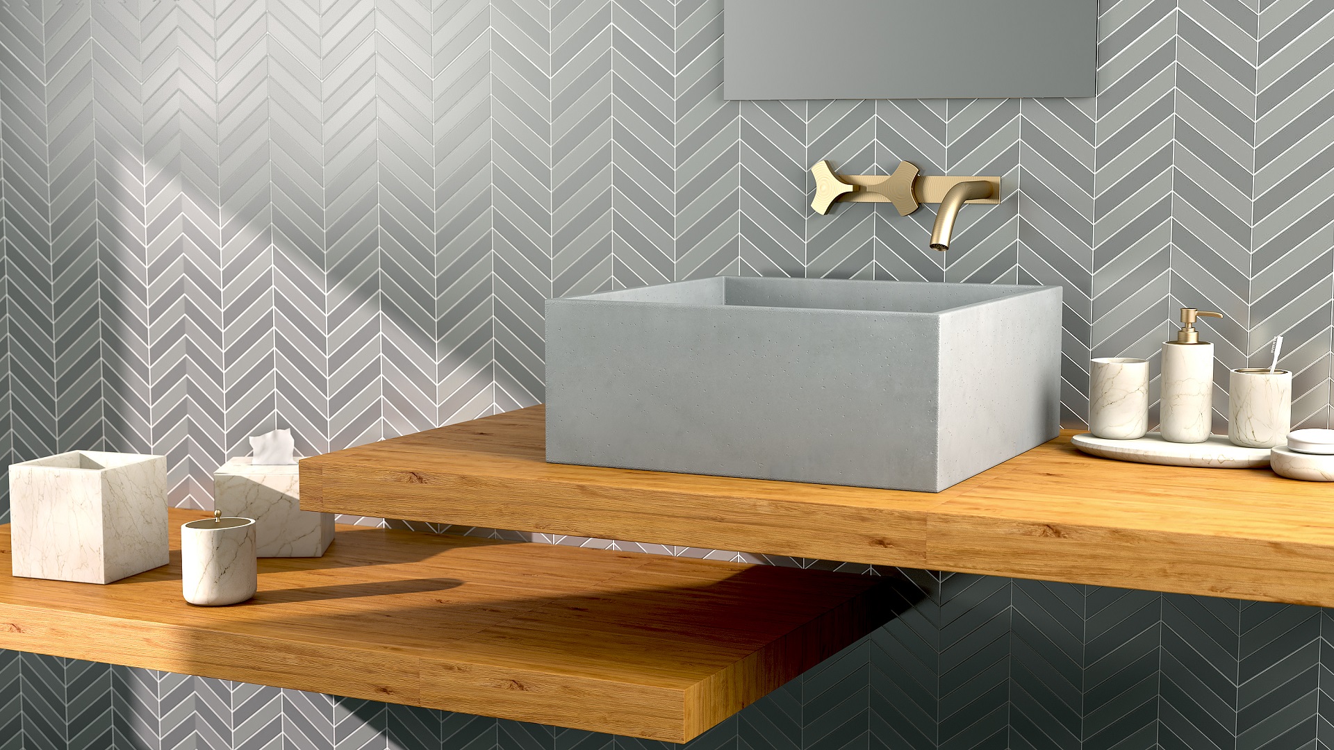 Concrete washbasin immissio 40 banner