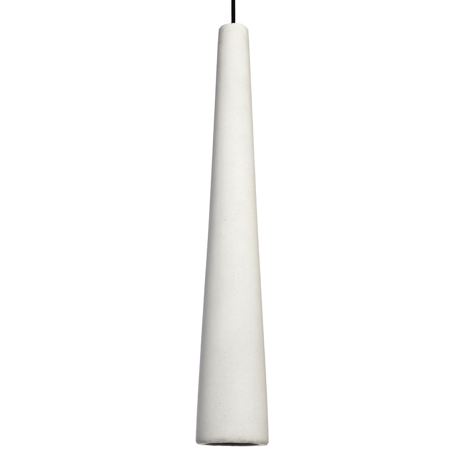 Lampada a sospensione in cemento IGNIS NOX black cable 