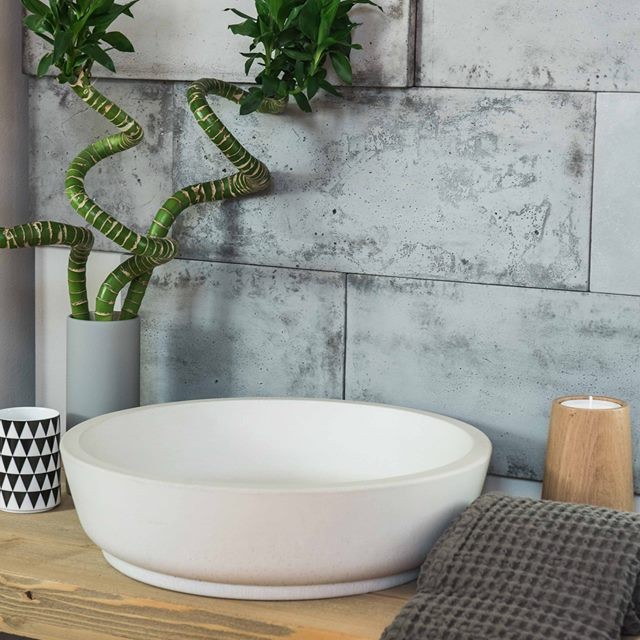 Lavabo in  cemento circum42