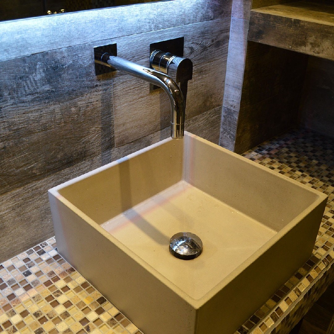 Lavabo in  cemento immissio40 beige R