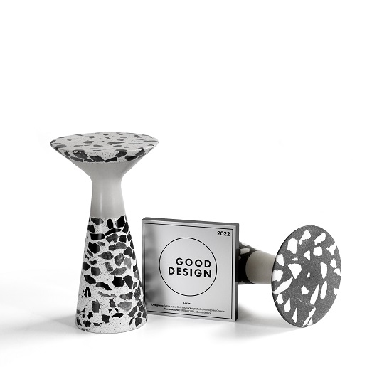 LucerA P a anthracite terrazzo black Urbi et Orbi by Sotiris Lazou design studio award