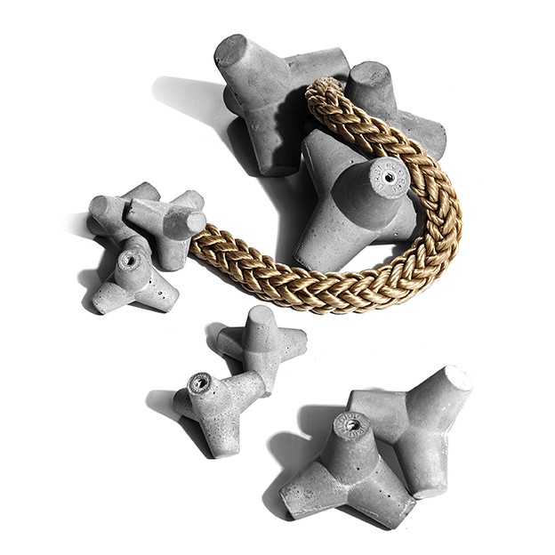 Möbelknopf aus Beton MARINE