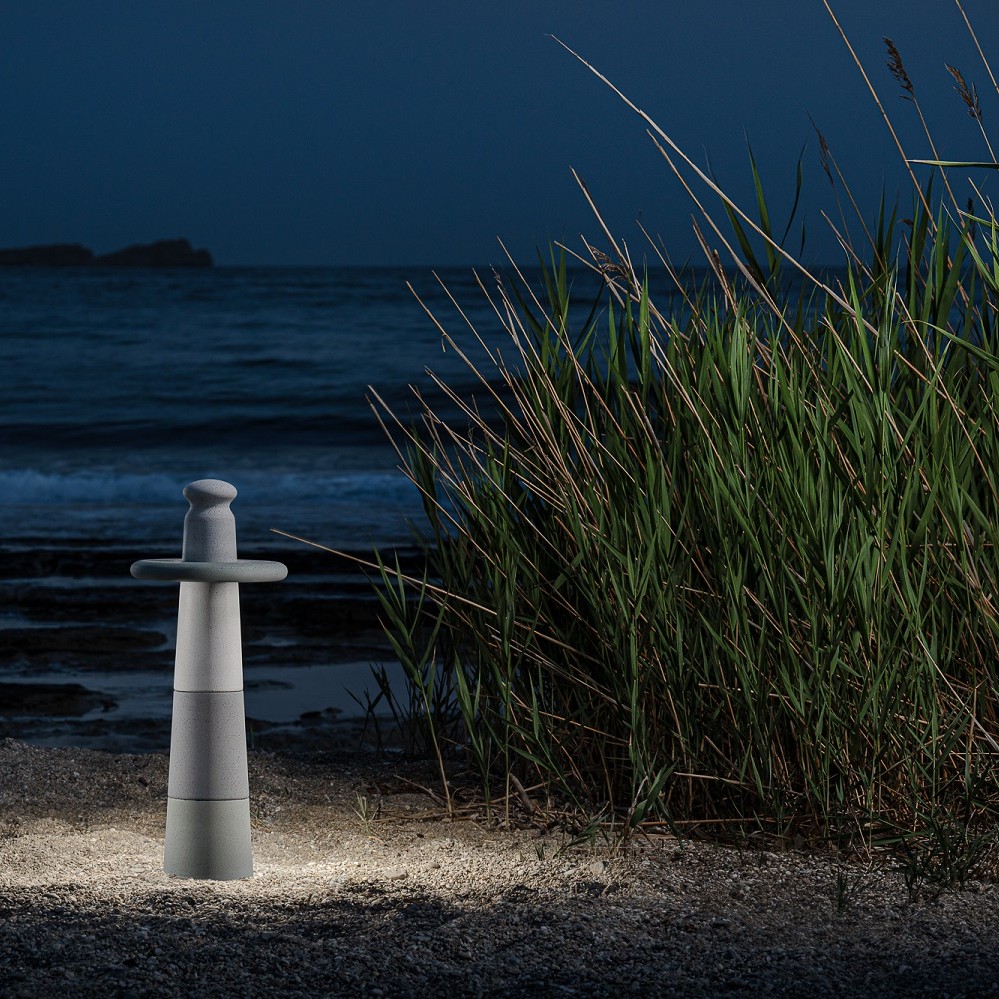 PIN cement floor lamp designed by gianpaolo venier Urbi et Orbi
