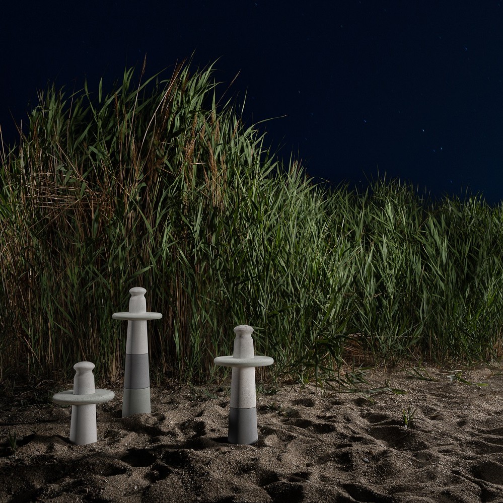 PIN cement floor light designed by gianpaolo venier Urbi et Orbi