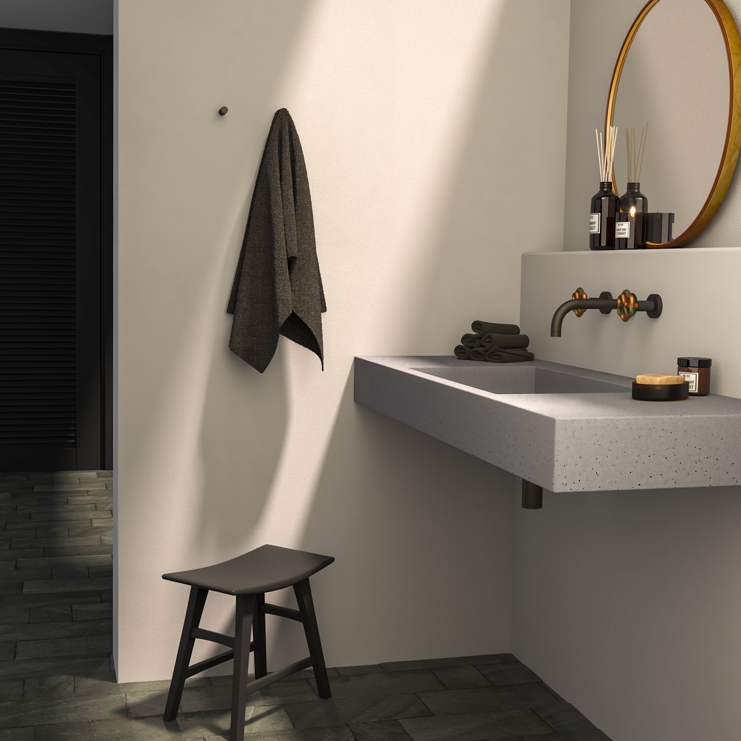 Plura cement washbasin by urbi et orbi 