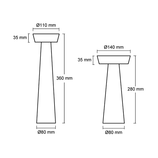 SIMAN candle holder both 1