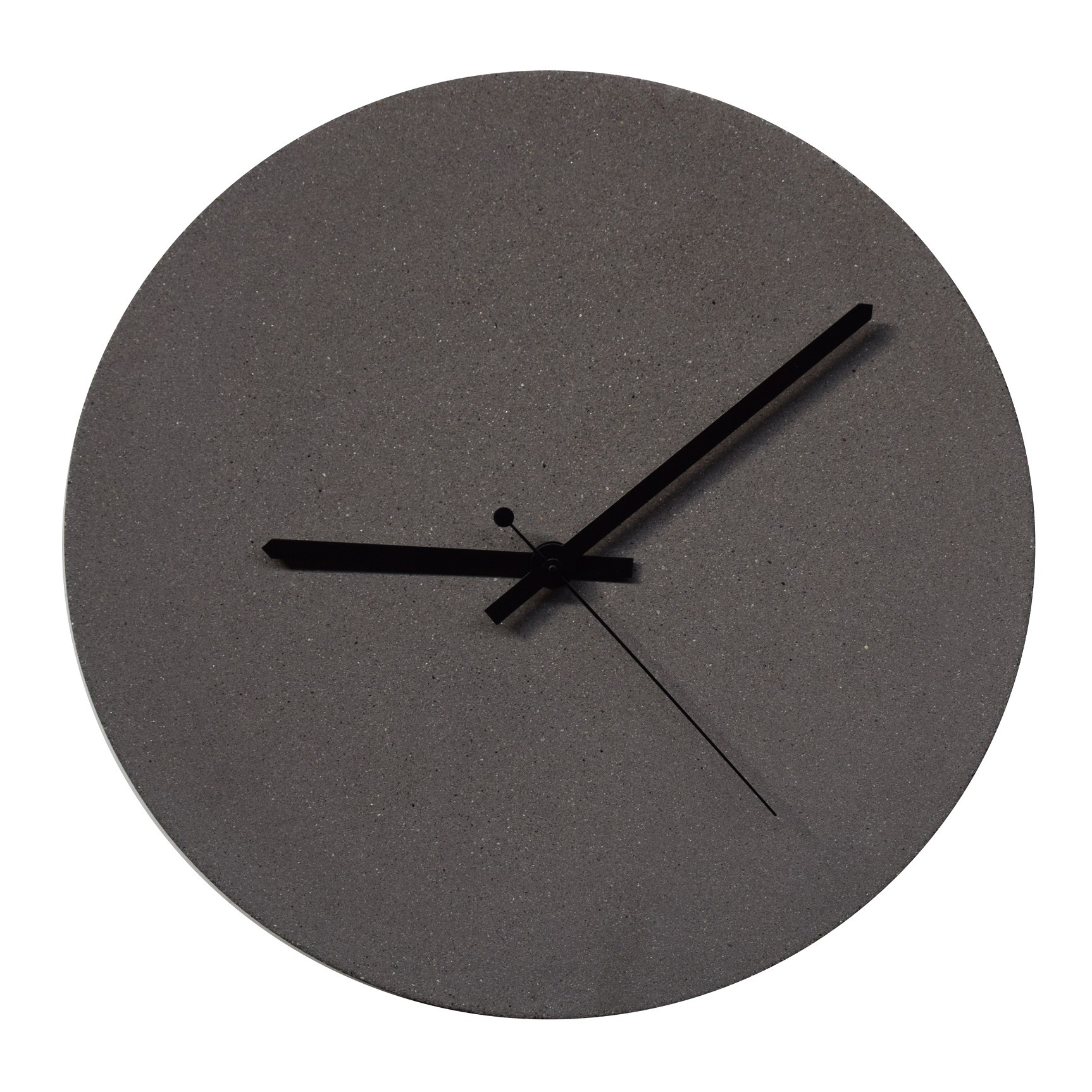 Wanduhr aus Beton TEMPUS anthracite