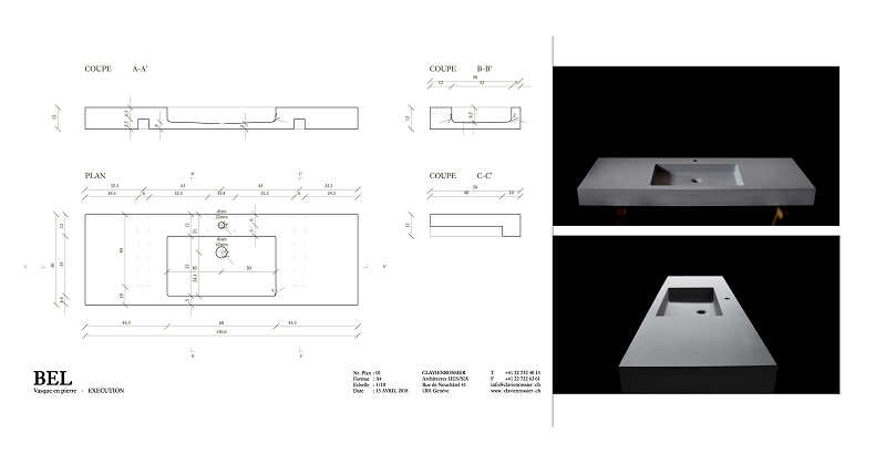concrete sink urbi et orbi clavienrossier 