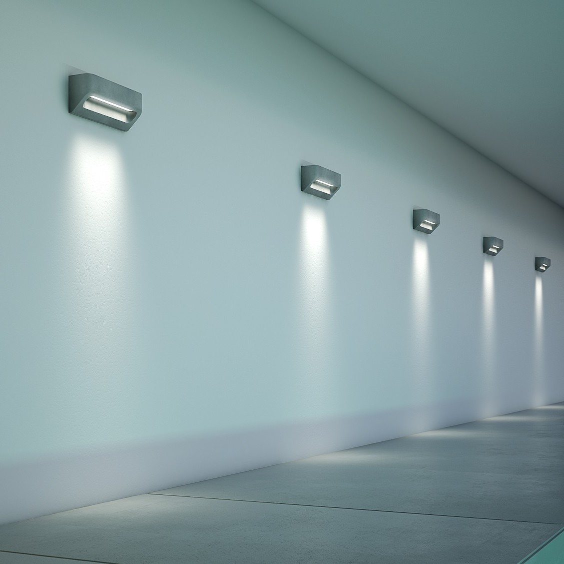 concrete wall LED outdoor lamp desmi