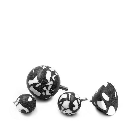 demenico rocks terrazzo knob hanger by urbi et orbi 516..