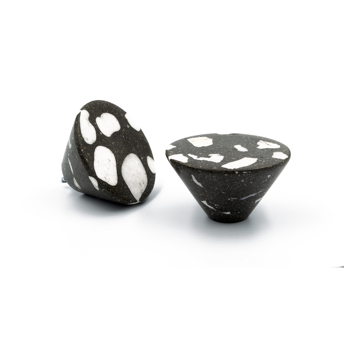 demenico rocks terrazzo knob hanger by urbi et orbi small expo