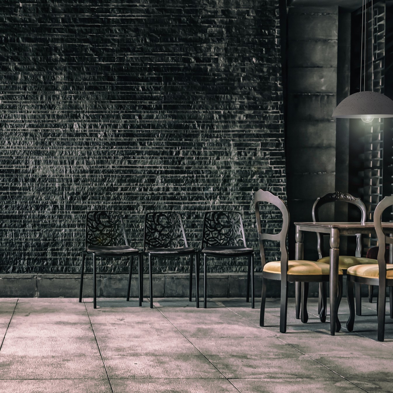 globus 41 pendant concrete lamp