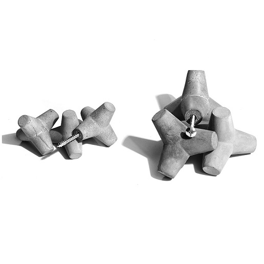 marine concrete knob