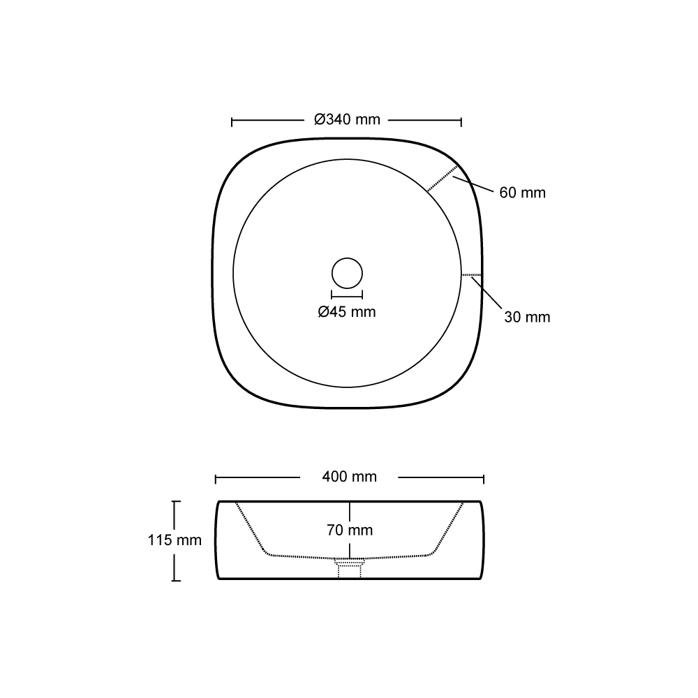 orilla concrete sink drawing site