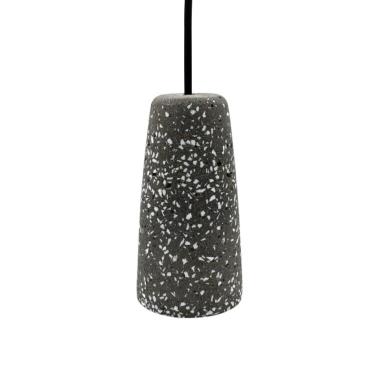 phari concrete pendant lamp terrazzo black web