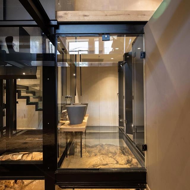 project Monastery Estate Venetian harbor bagno y bagno design urbi et orbi concrete washbasins 7 1
