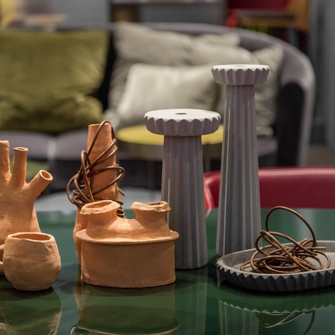 siman collection airnova booth salone2018 candleholder 