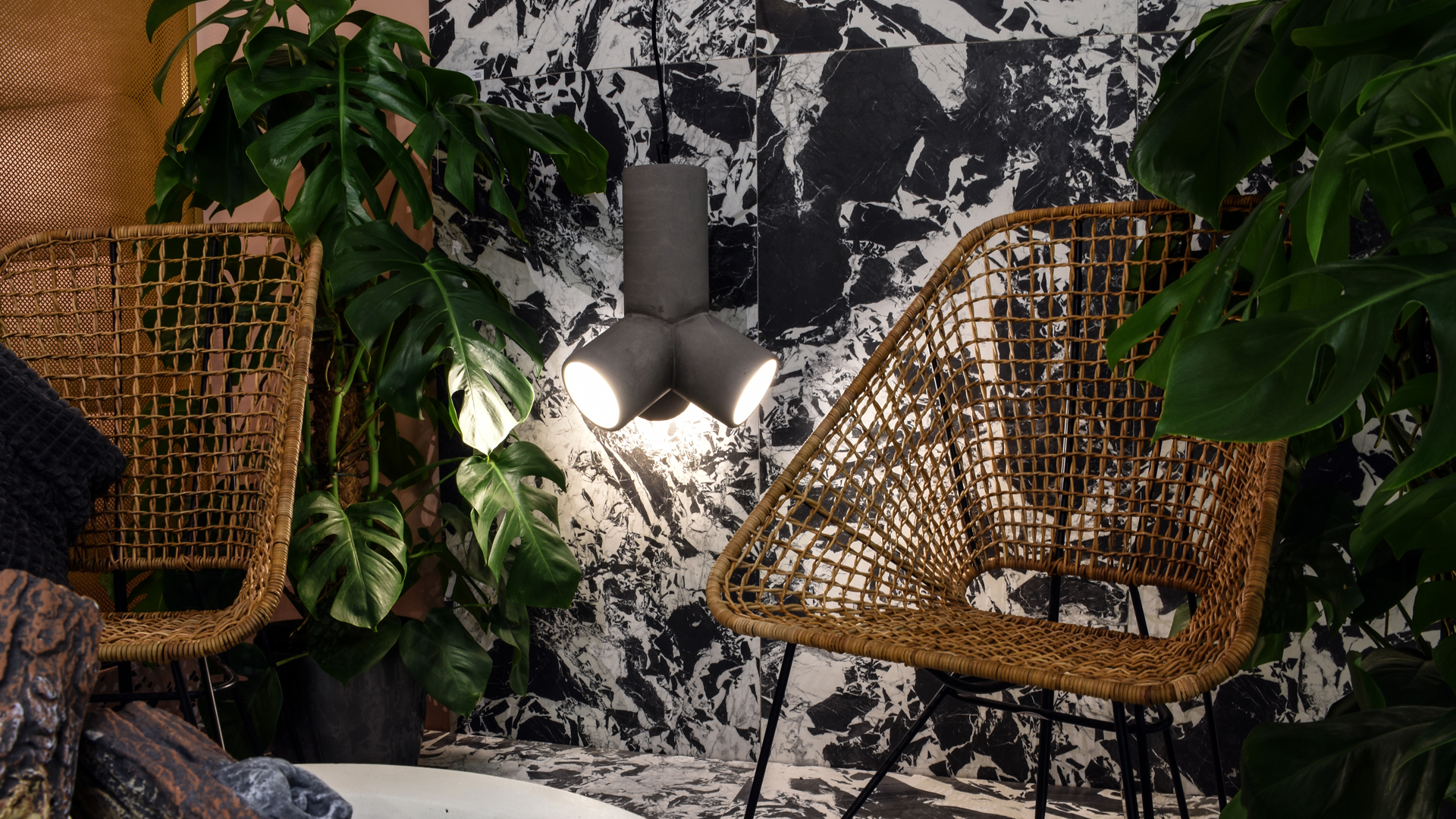 tuuub concrete pensant lamp banner