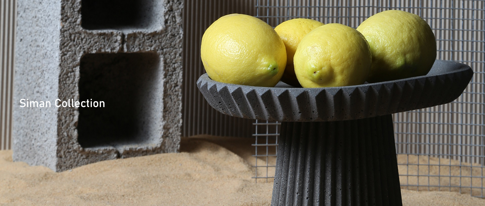 siman collection Urbi et Orbi concrete tableware Sottobosco by Gian Paolo Venier x SIA Guest 2018 Photo © Olivier Lacrouts 00006