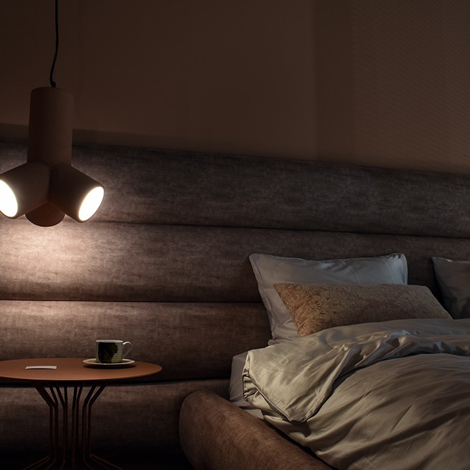 tuuub concrete pendant lamp roz b