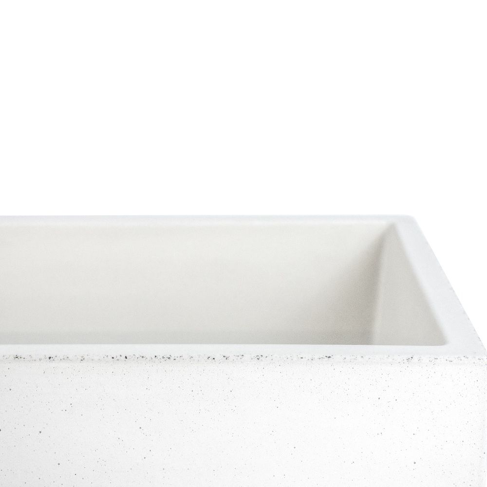 immissio 45 D ivory Urbi et Orbi cement sink closeup 1