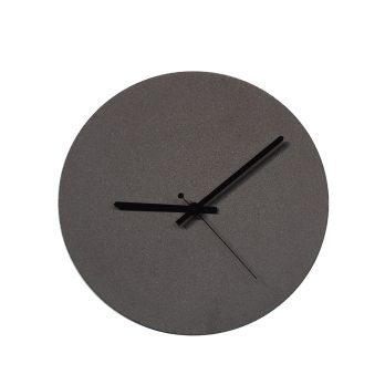 TEMPUS Urbi et Orbi concrete clock anthracite sand frontview