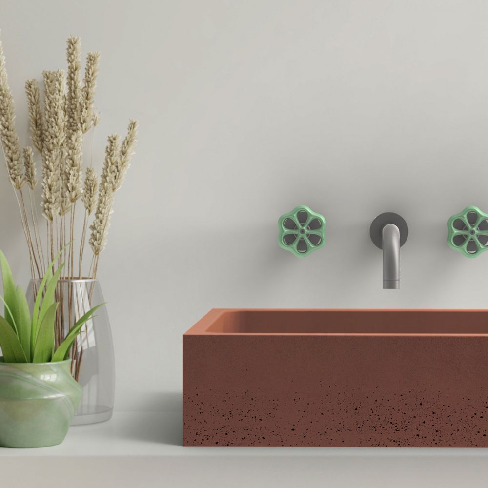 immissio 50 custom color Urbi et Orbi concrete washbasin
