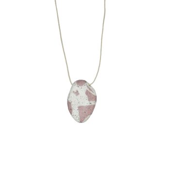 pebble concrete pendant back roz