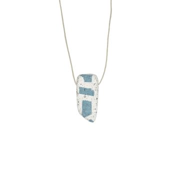 white raf big multicolored concrete pendant