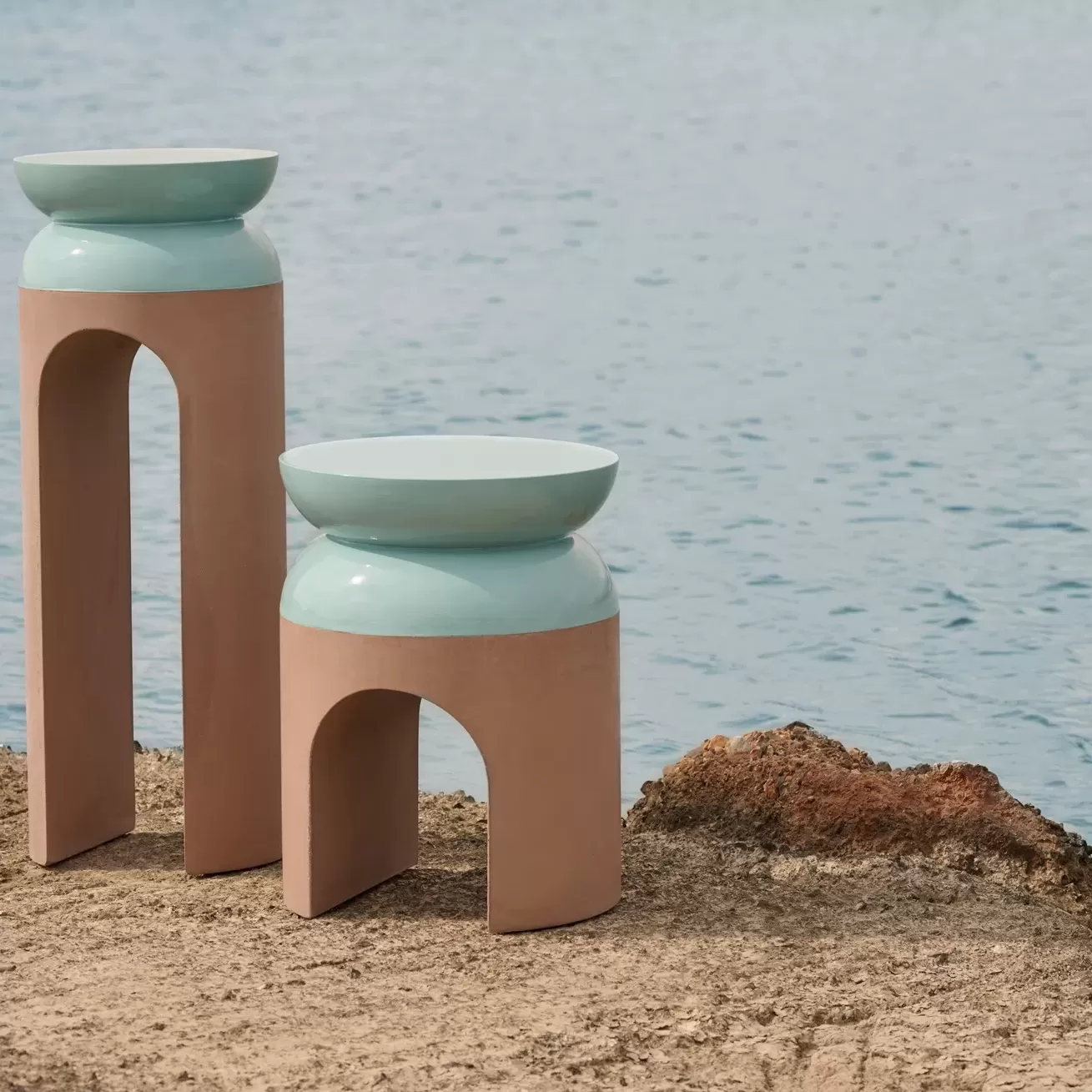 Kamara cement side table design by sotirislazou designstudio urbi et orbi low