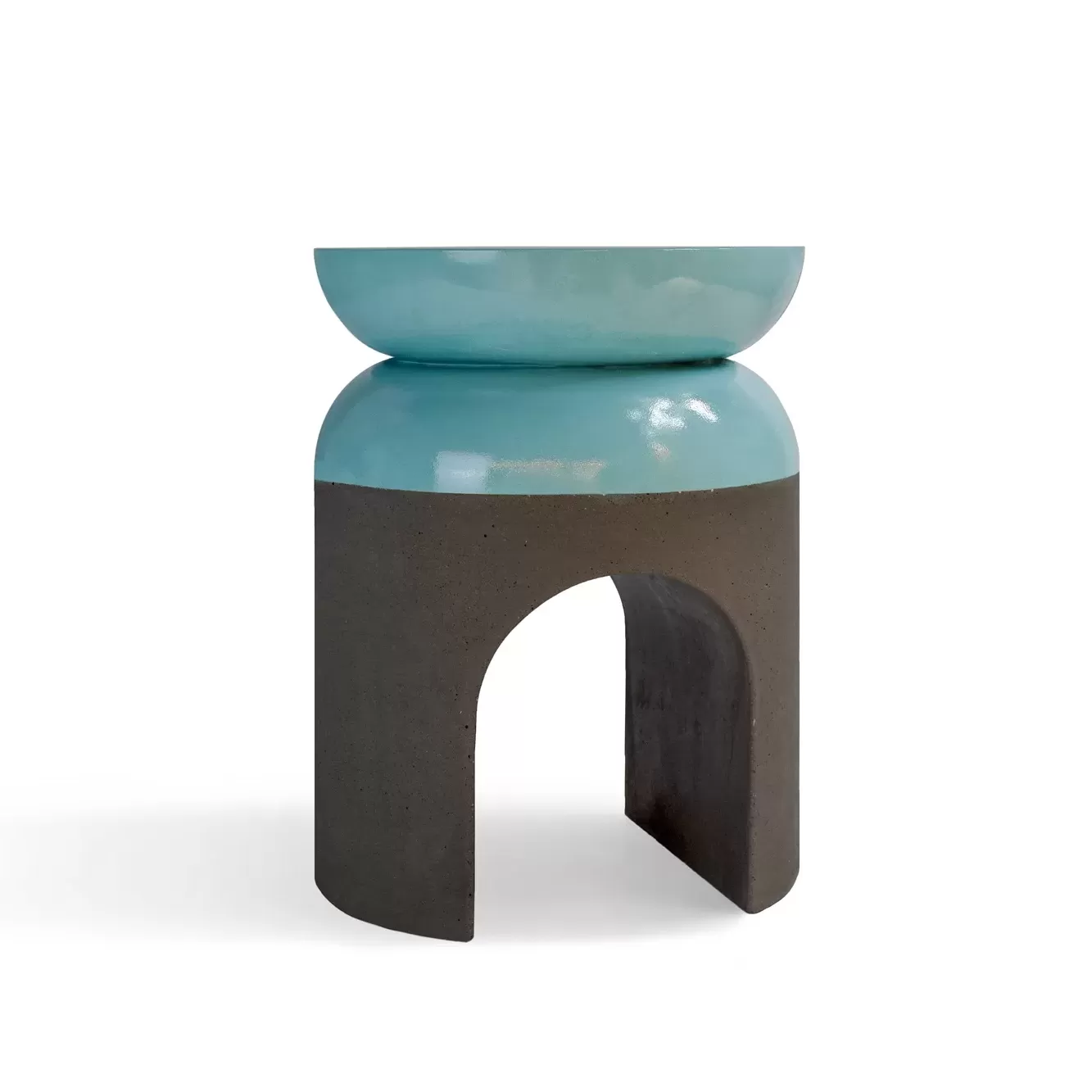 Kamara side table white background by sotirislazou designstudio urbi et orbi low