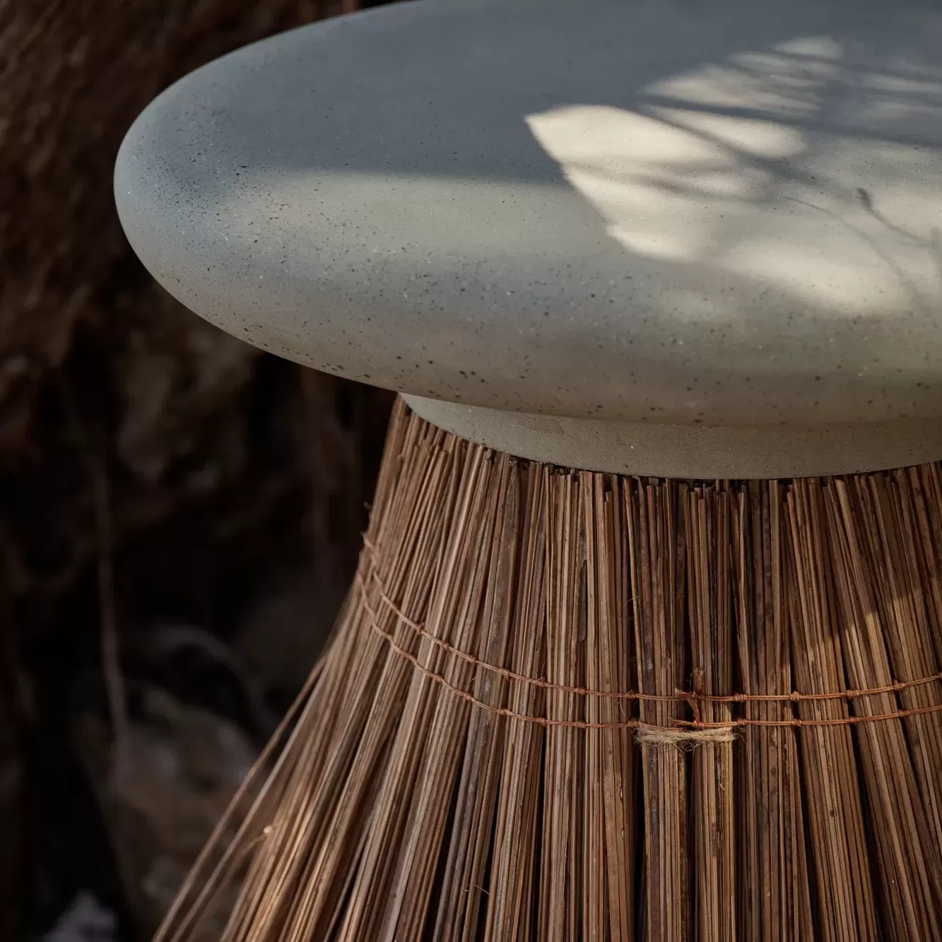 saroma cement side table design by sotirislazou designstudio urbi et orbi