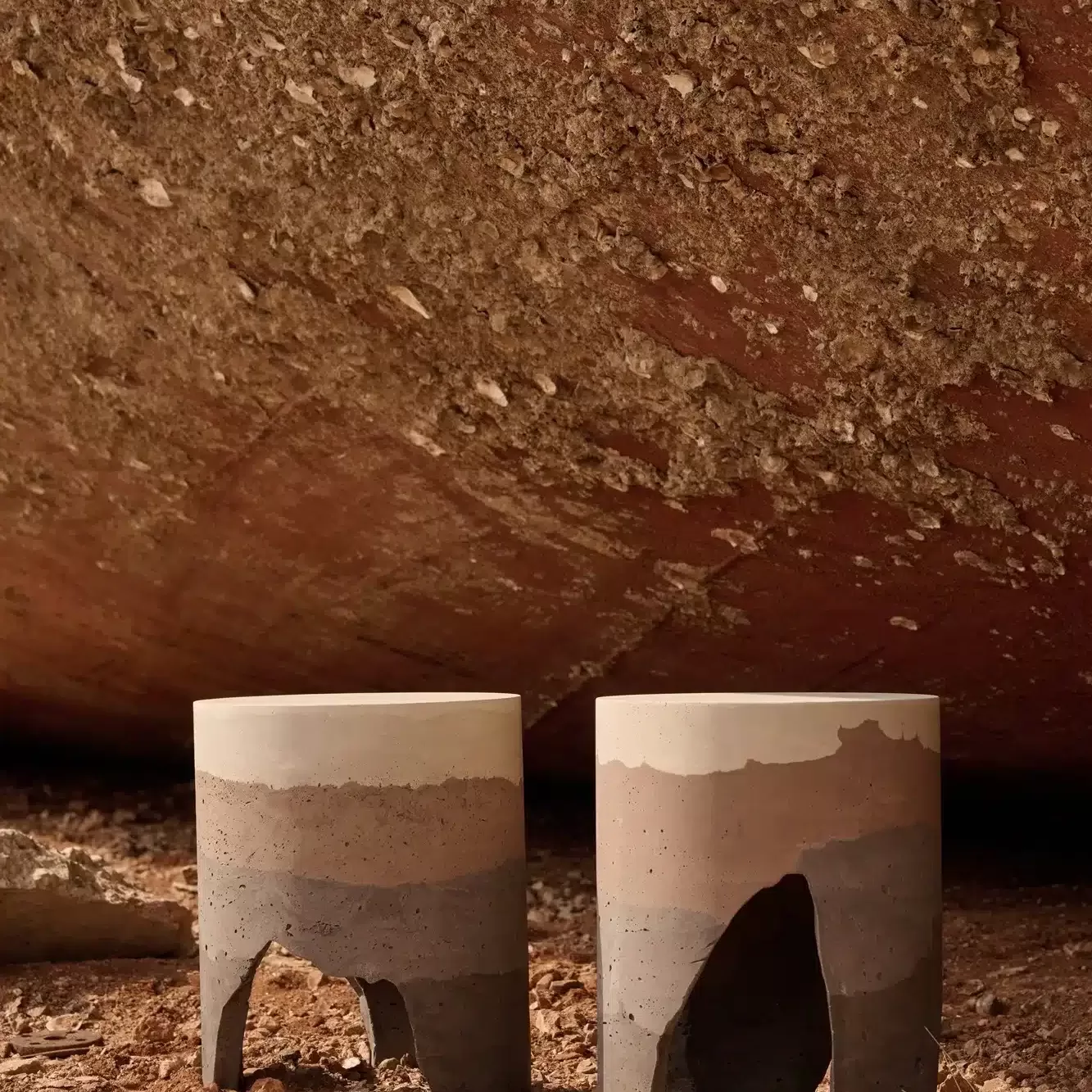 strata cement stools design by ctrlzak urbi et orbi low