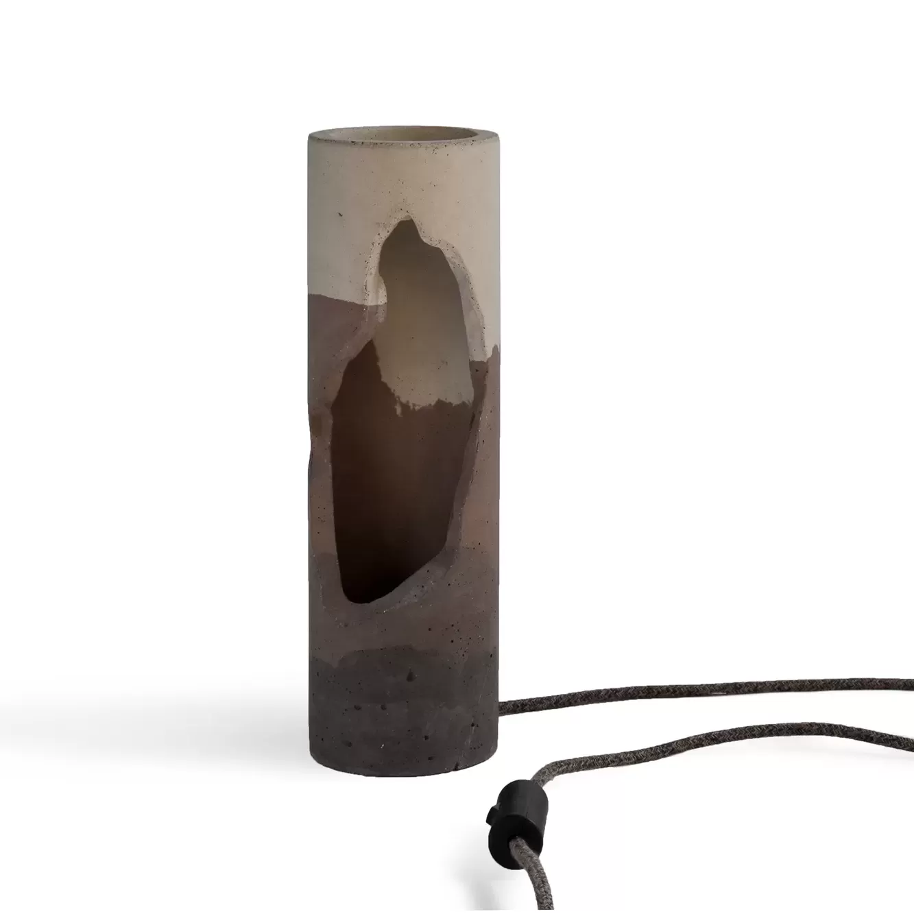 strata cement table lamp by ctrlzak for urbi et orbi low