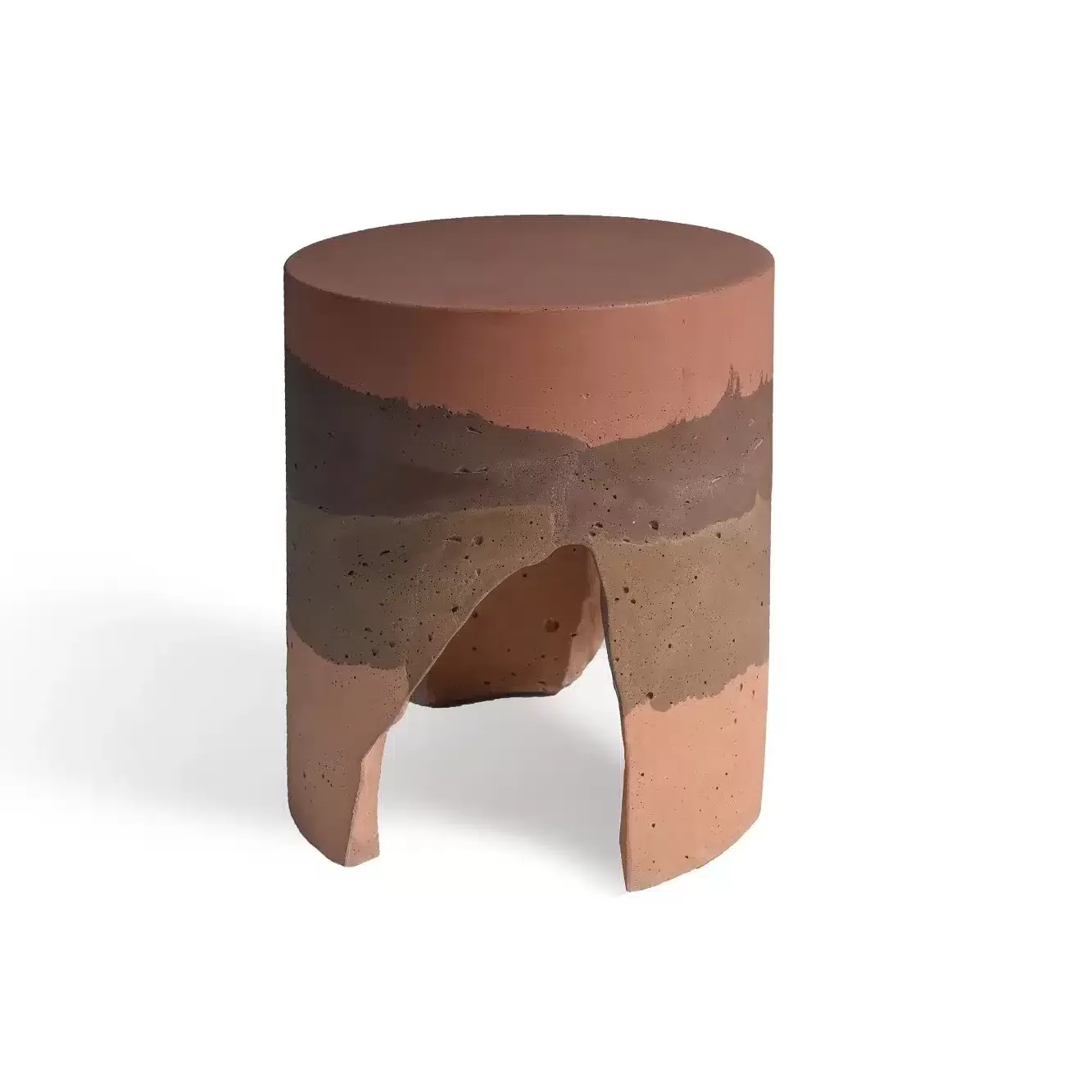 strata concrete stool warm colors design by ctrlzak urbi et orbi web