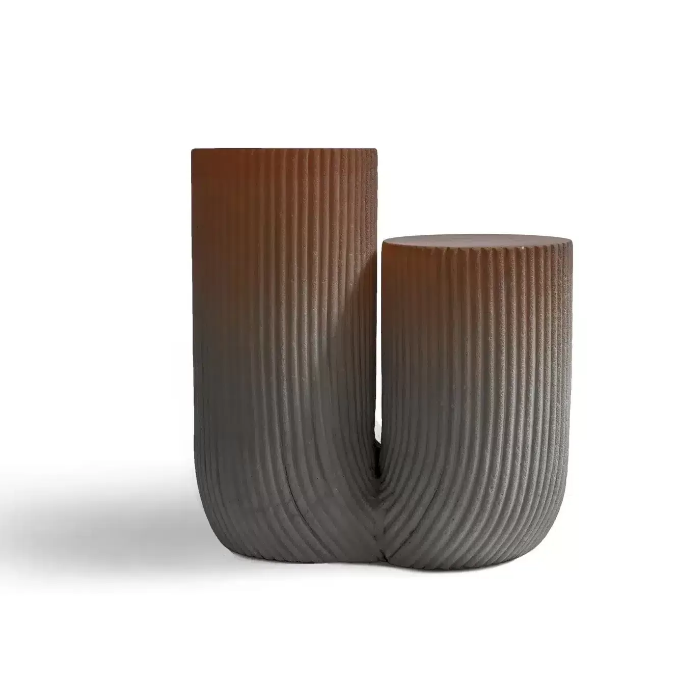 tus brown side table design by gian paolo venier urbi et orbi low